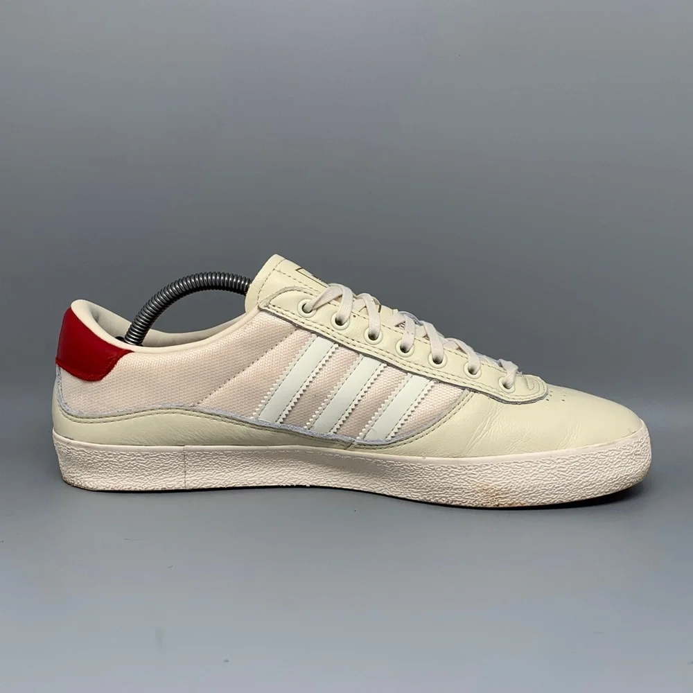 Adidas‎ Puig Indoor White Red Soccer Shoes GW3150 Men’s Sz 10.5